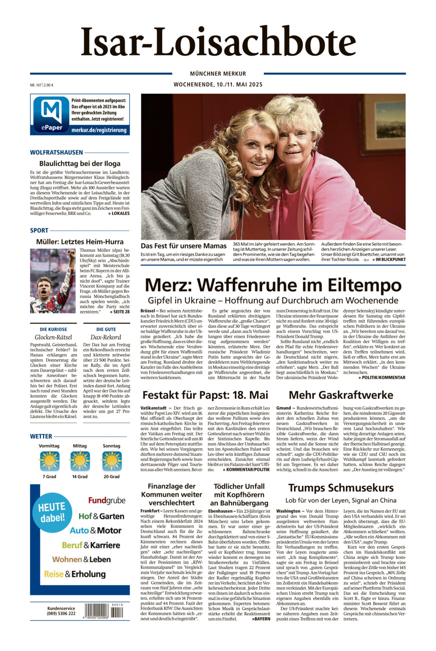 Isar-Loisachbote vom Samstag, 10.05.2025