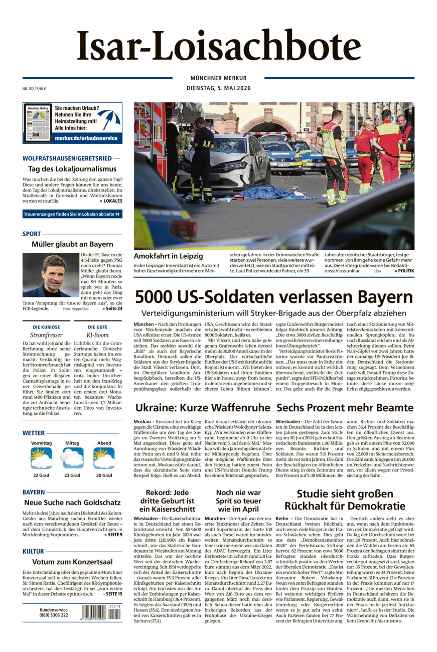 Isar-Loisachbote vom Dienstag, 05.05.2026