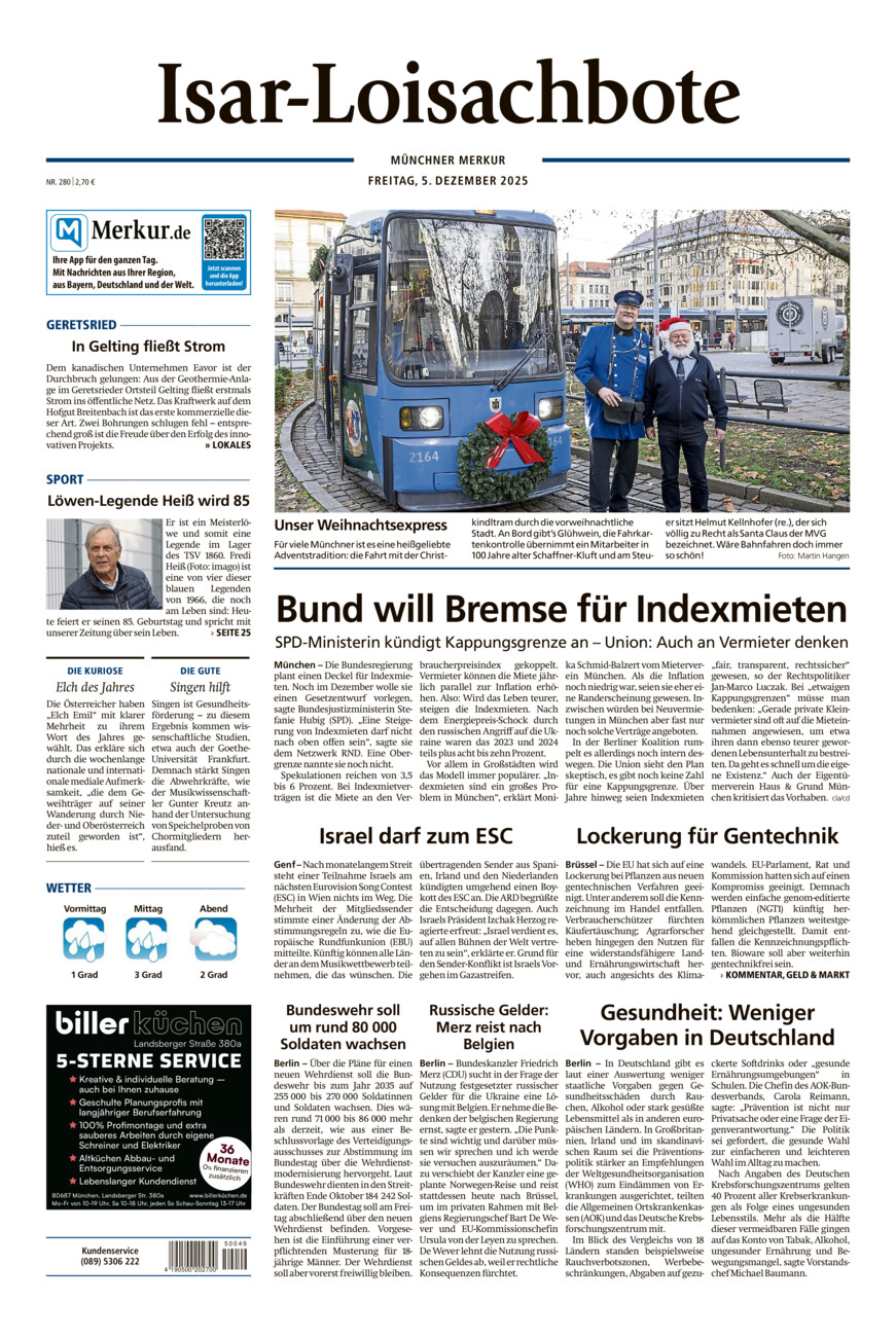 Isar-Loisachbote vom Freitag, 05.12.2025