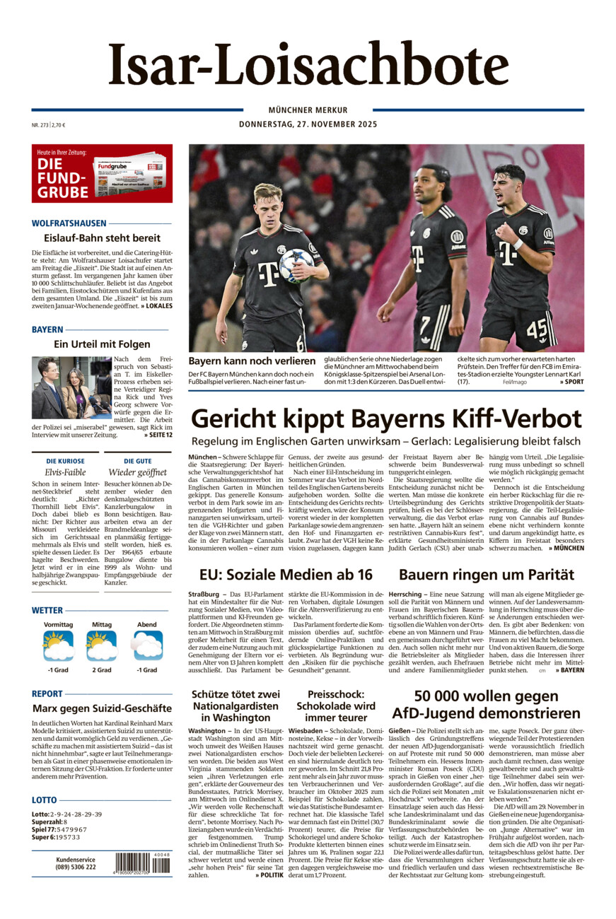 Isar-Loisachbote vom Donnerstag, 27.11.2025