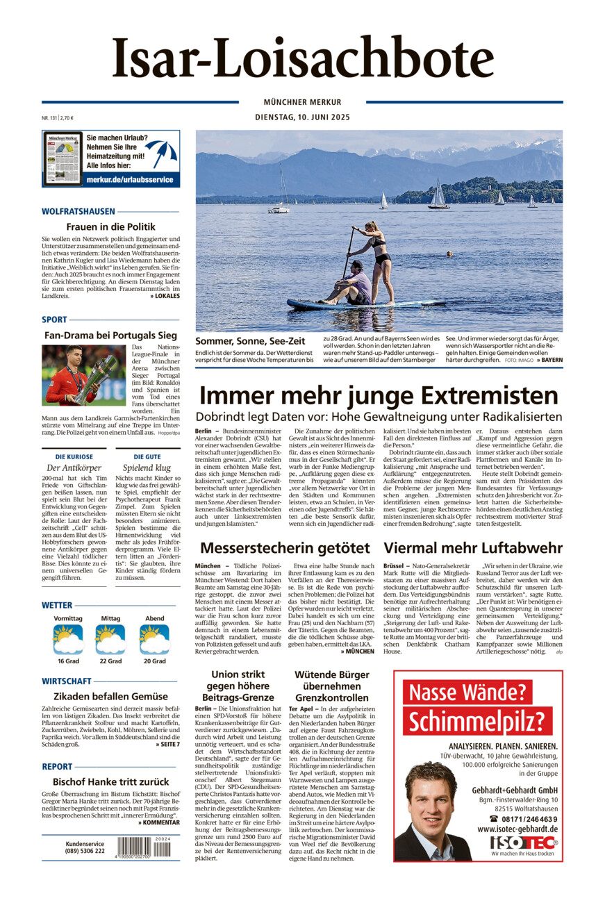 Isar-Loisachbote vom Dienstag, 10.06.2025