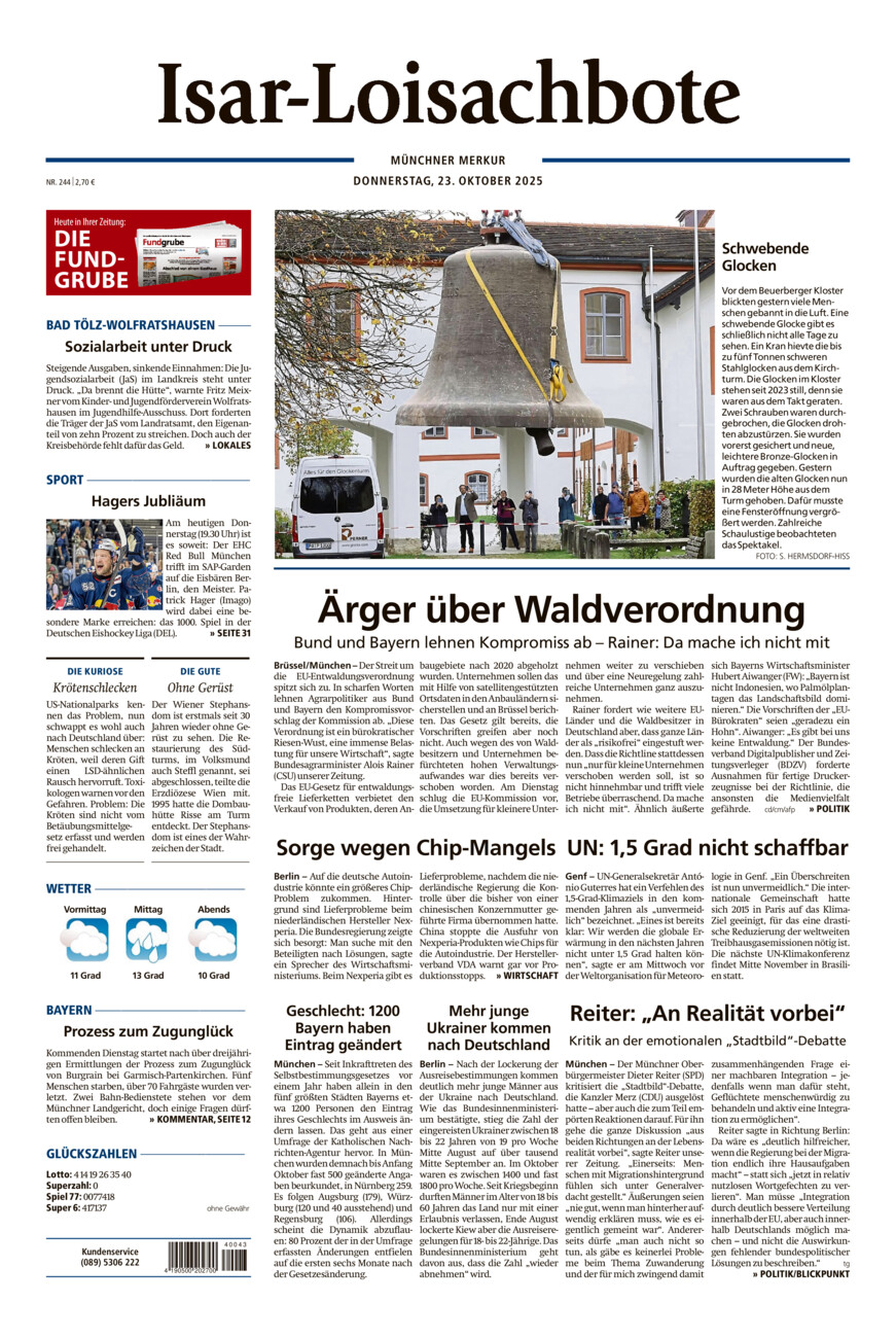 Isar-Loisachbote vom Donnerstag, 23.10.2025