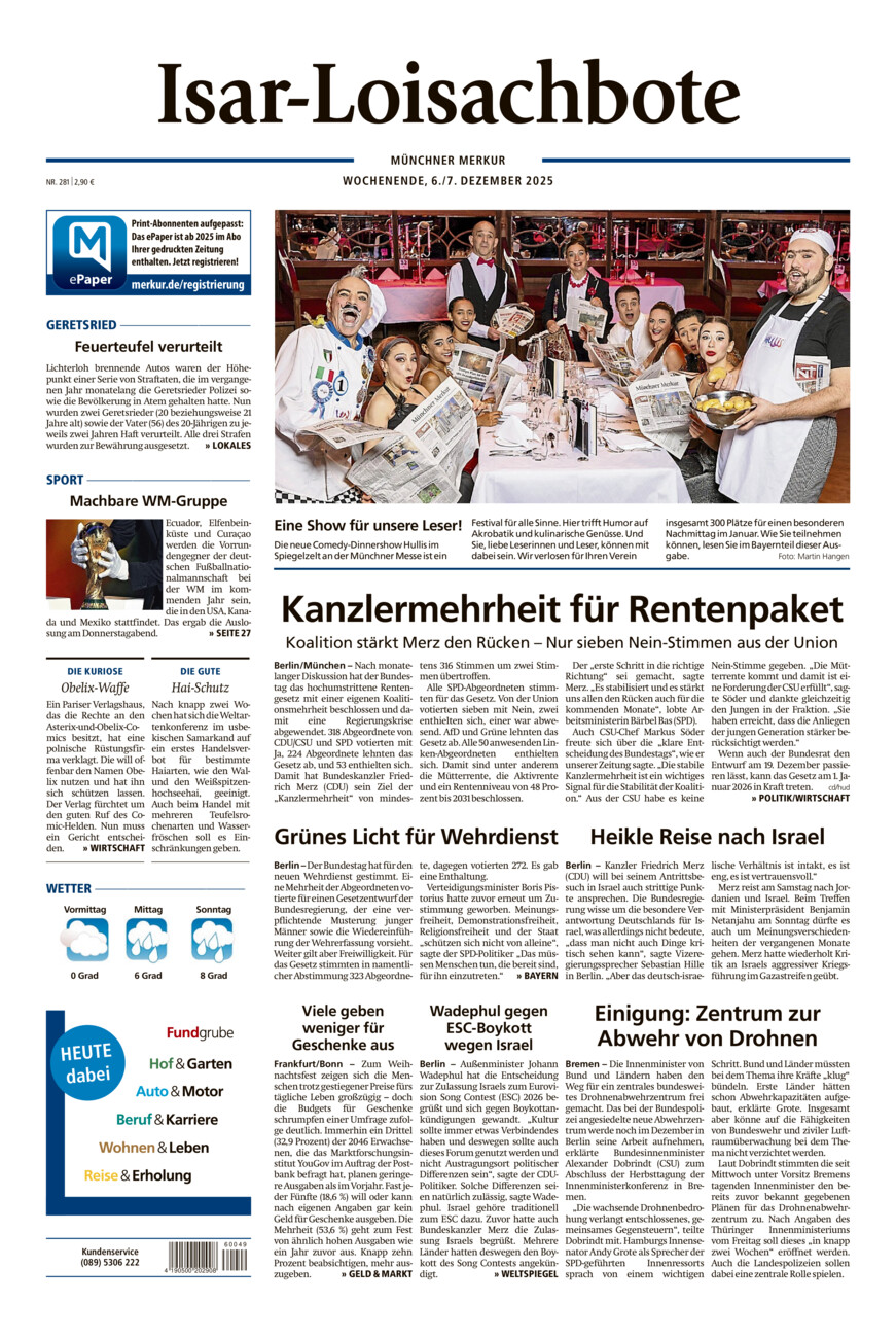 Isar-Loisachbote vom Samstag, 06.12.2025