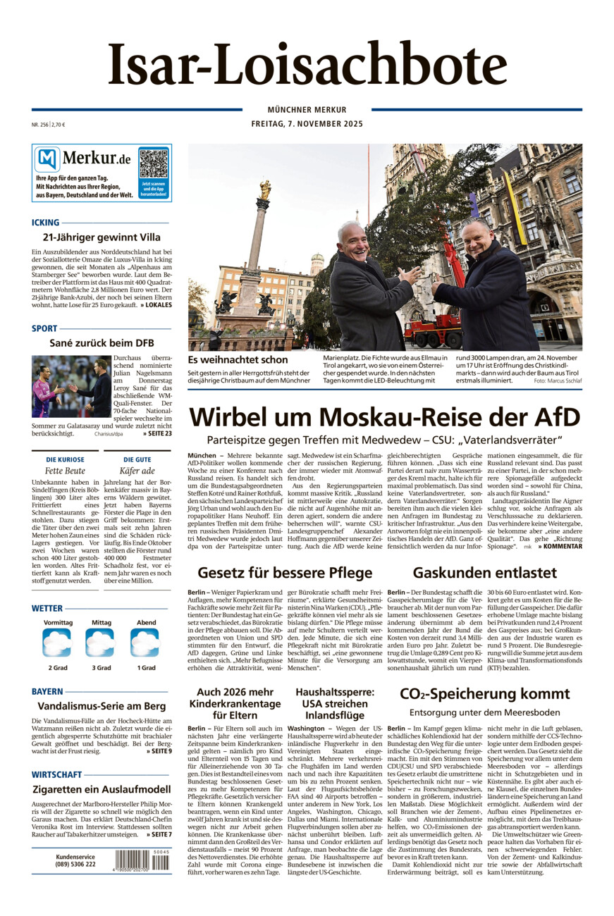 Isar-Loisachbote vom Freitag, 07.11.2025