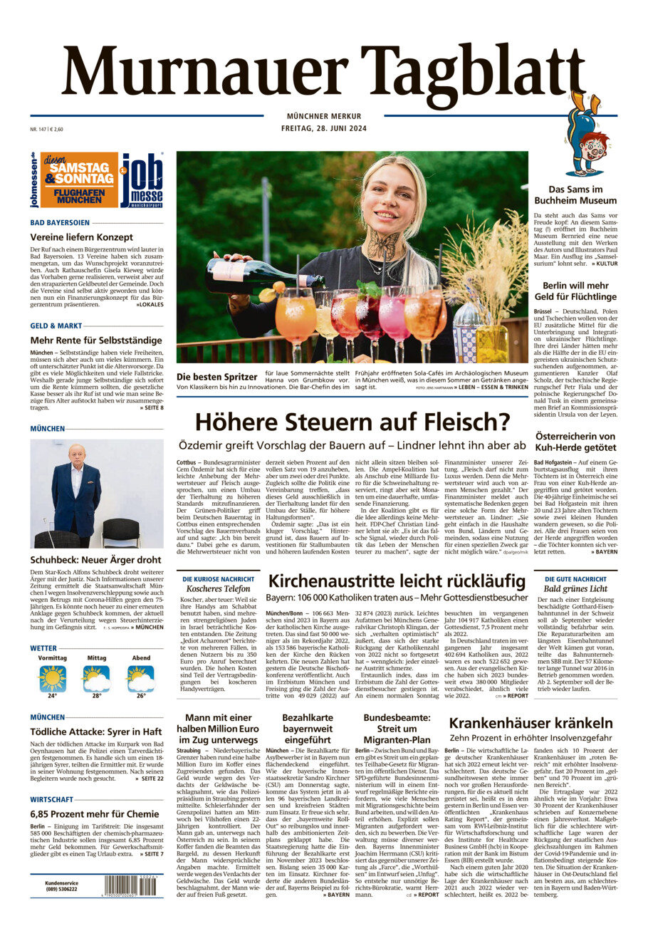 Murnauer Tagblatt vom Freitag, 28.06.2024